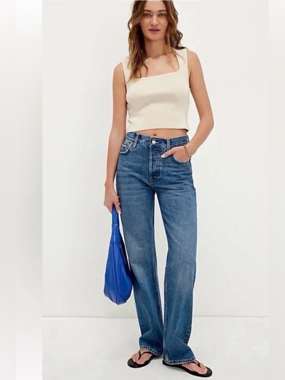 We The Free High-Rise Straight Leg Jeans